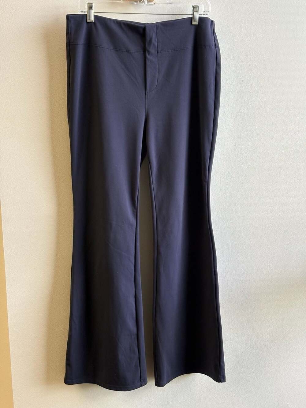 Halara Flex™ High Waisted Back Side Pocket Slight Flare Work Stretch Pants  XL N